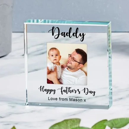 Happy Fathers Day Glass Token