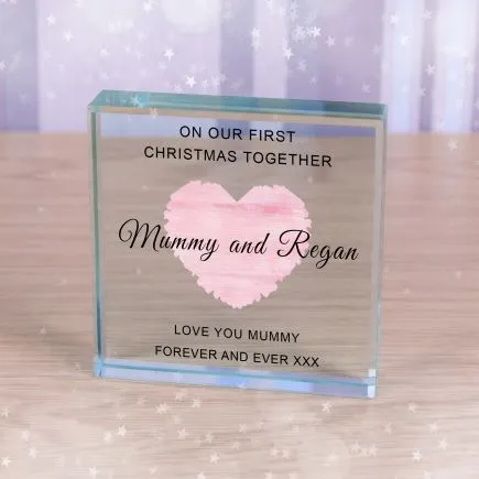 First Christmas Mummy and... Glass Token