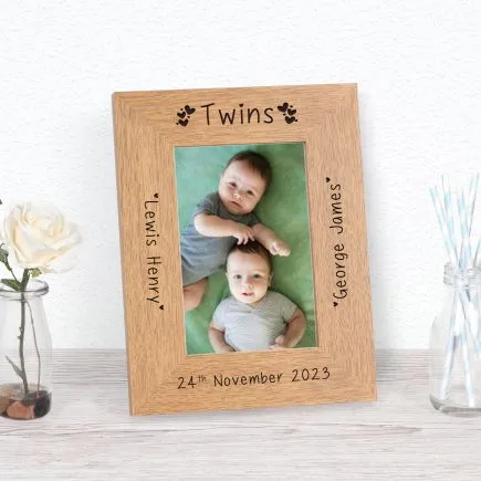Twins Wood Picture Frame (6