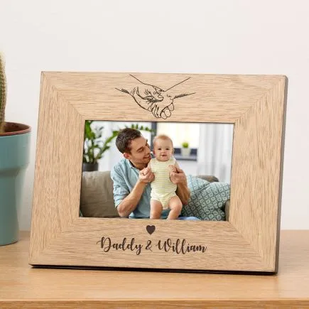 Holding Hands Wood Picture Frame (6