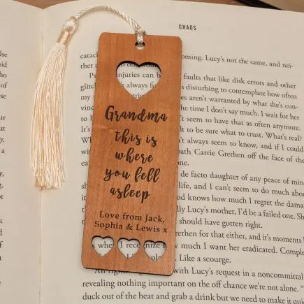 Where You Fell Asleep Bookmark - Cherrywood