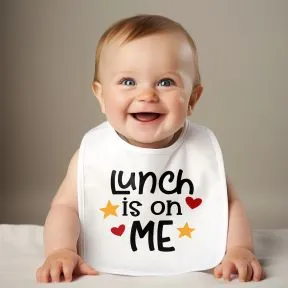 Baby Bib - Lunch is on Me