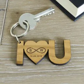 I Love You Infinty Key Ring