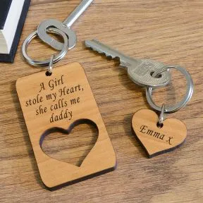 A Girl Stole My Heart Key Ring