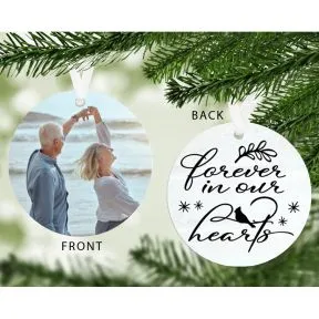 Photo Upload Forever in Our Hearts Decoration