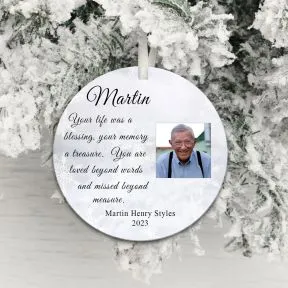 In Memory Photo Decoration