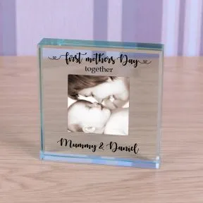 First Mothers Day Together Glass Token