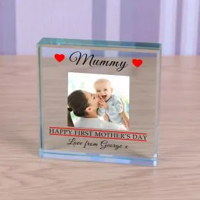 Happy First Mothers Day Glass Token