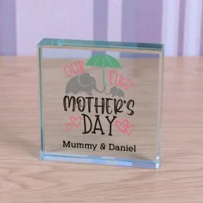 Our First Mothers Day Glass Token