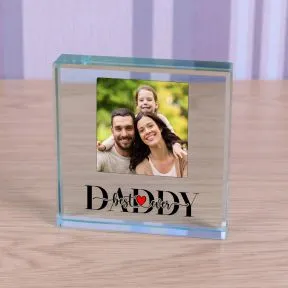Best Ever Dad / Daddy Glass Token
