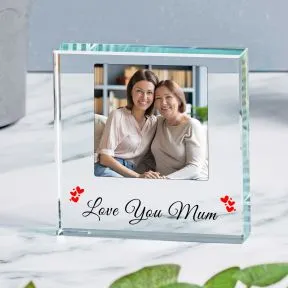 Love You Mum Glass Token
