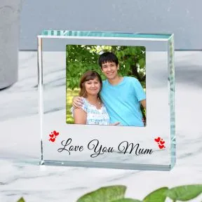 Love You Mum Glass Token