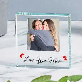 Love You Mum Glass Token