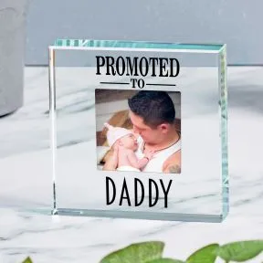 Promoted To Daddy Glass Token