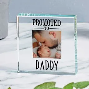 Promoted To Daddy Glass Token