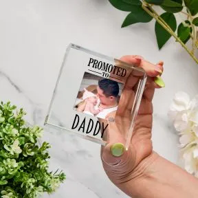 Promoted To Daddy Glass Token