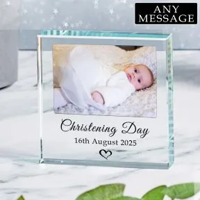 Christening / New Baby Glass Token