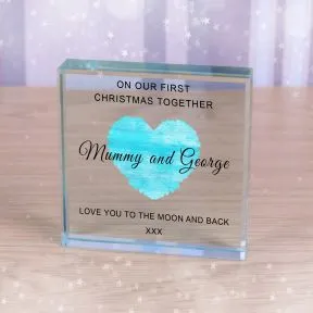 First Christmas Mummy and... Glass Token