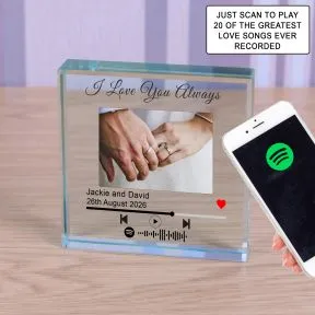 Message and Love Songs Glass Token