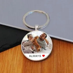 Always Photo Upload Key Ring