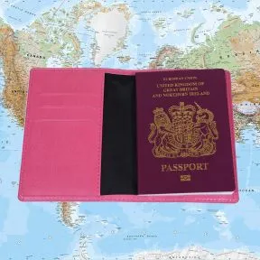 Pair of Mr & Mrs Passports - Faux Leather