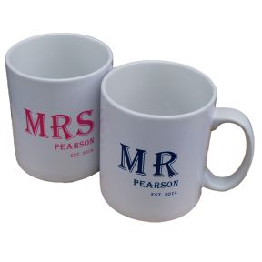 Mr & Mrs Pairs of Mugs