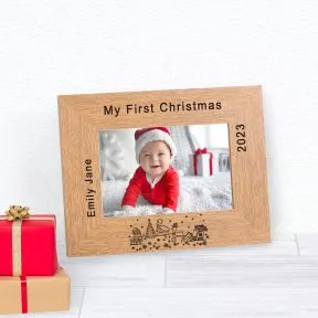 My First Christmas Wood Picture Frame (6
