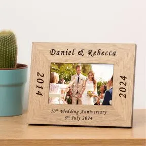 Anniversary Wood Picture Frame (6
