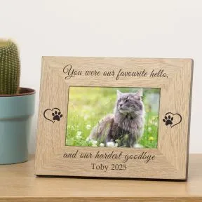 My Favourite Hello Pet Memory Wood Picture Frame (6