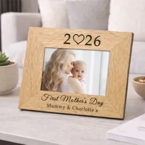 First Mother's Day Wood Picture Frame (6