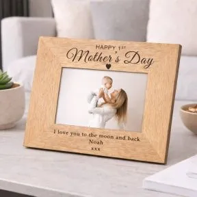 Happy 1st Mothers Day Wood Picture Frame (6