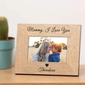 I/We love You Wood Picture Frame (6