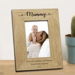 Mummy Wood Picture Frame (6