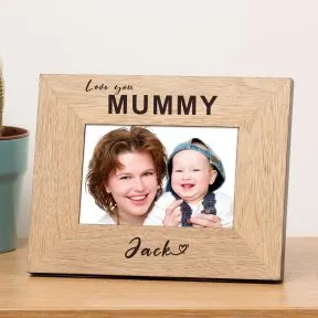 Love You Mummy Wood Picture Frame (6