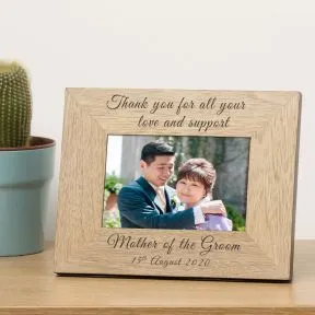 Thank you for all your love and support Wood Picture Frame (6