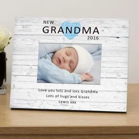 New Grandma / Nanny personalised photo frame
